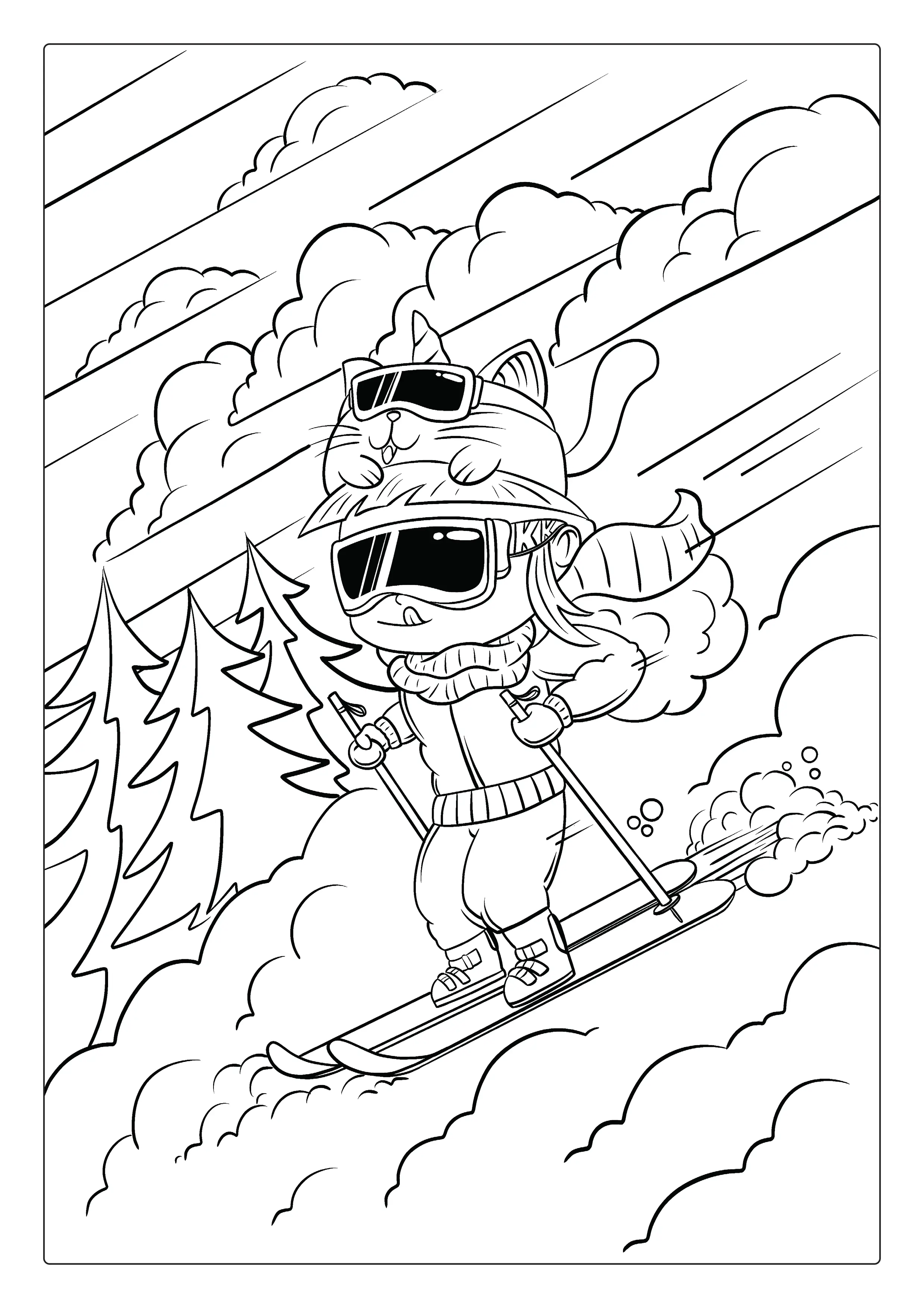 Coloring Book Sample Page 4 Preview