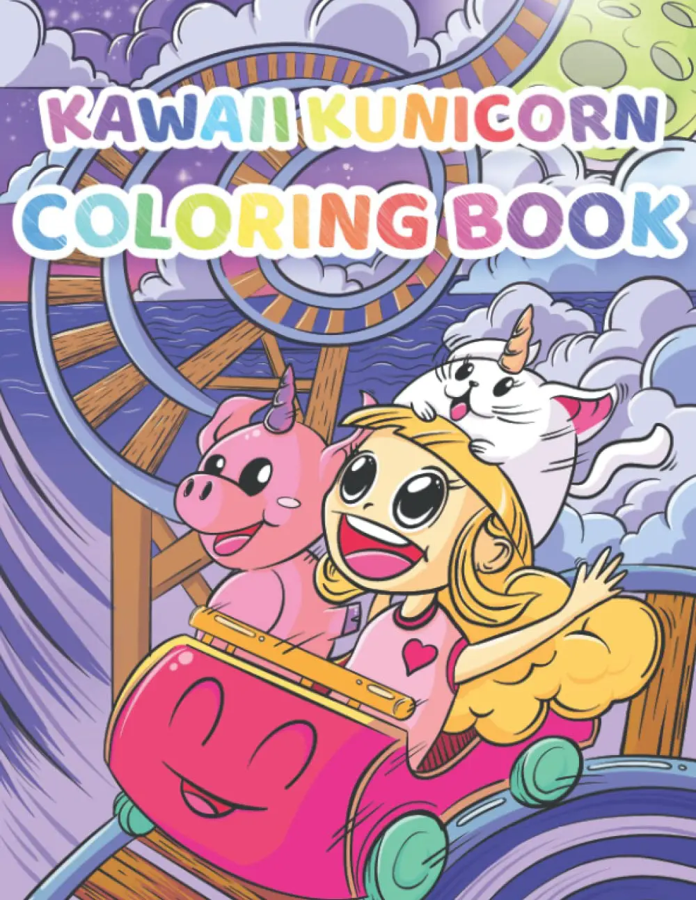 Kawaii Kunicorn Coloring Book 1