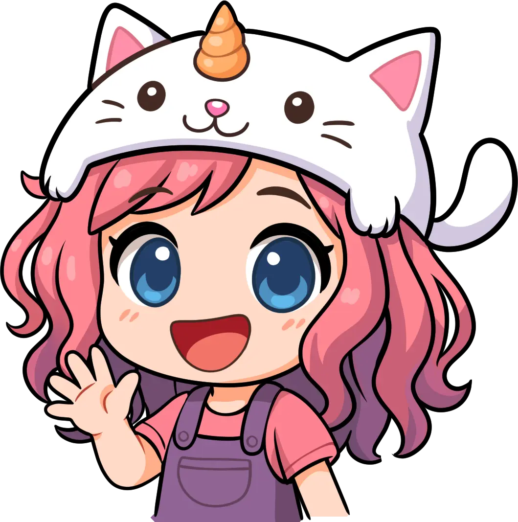 Holly from Kawaii Kunicorn waving hello
